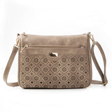 REPRCLA New Double Zipper Women Messenger Bags
