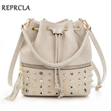 REPRCLA Luxury Brand Women Bucket Bag