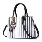 ACELURE Stripe PU Leather Women